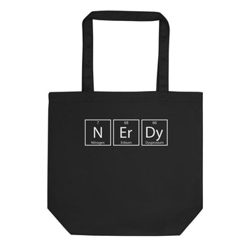 Funny Nerdy Periodic Table Inspired Eco Tote Bag - BUCKET POPCORN